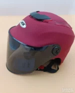 Homologovana kaciga za motor sa foto grej vizirom