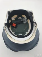 Half Face Homologovana Kaciga Crna i Bela - Slika 3