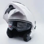 Kaciga FLIP UP za motor HOMOLOGOVANA bela i crna