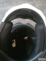 Kaciga FLIP UP za motor HOMOLOGOVANA bela i crna - Slika 7