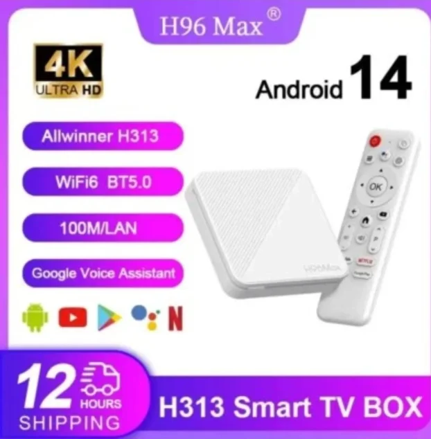 Android Tv Box 14 Smart H96 5G dual WIFI GARANTNI LIST - Slika 1