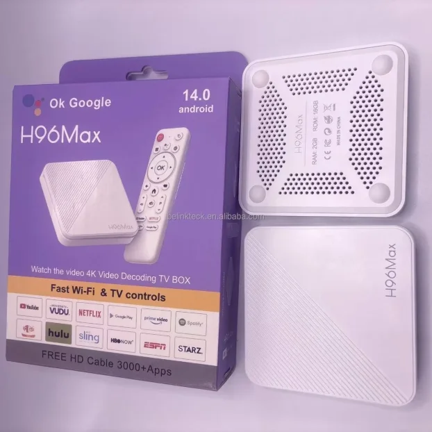 Android Tv Box 14 Smart H96 5G dual WIFI GARANTNI LIST - Slika 2