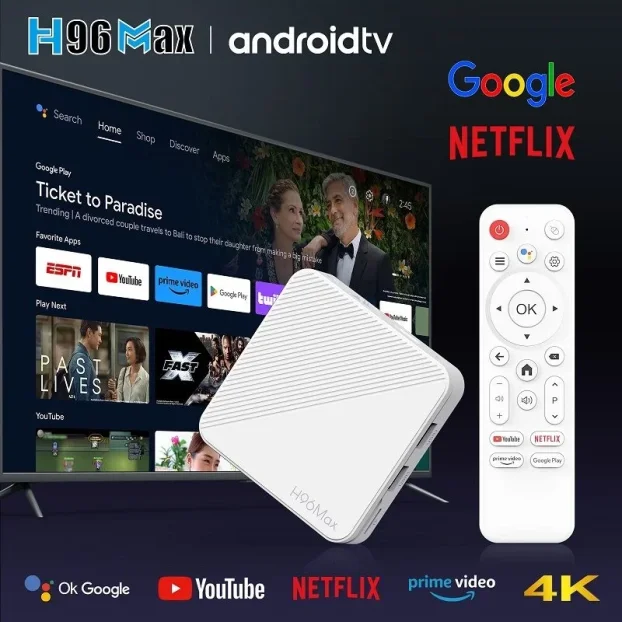 Android Tv Box 14 Smart H96 5G dual WIFI GARANTNI LIST - Slika 4