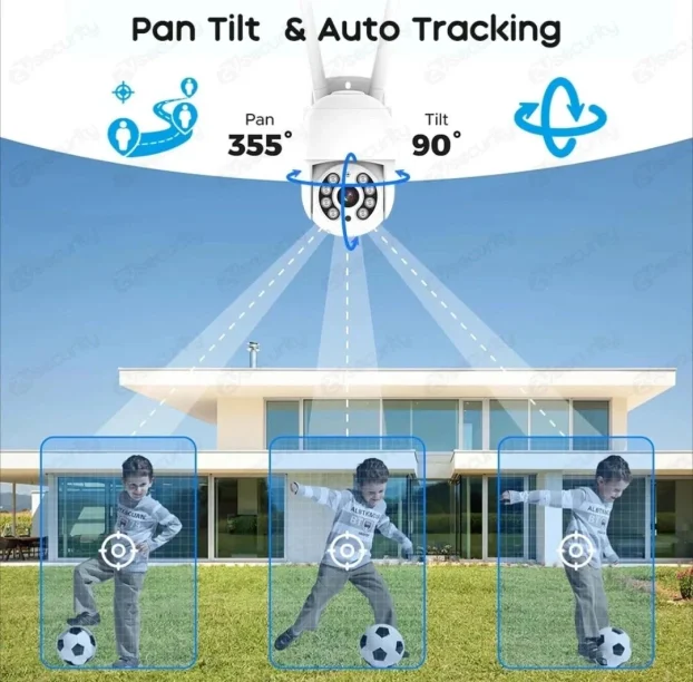 Bežični CCTV sistem, 4x PTZ kamere 5MP monitor od 10,1" - Slika 10