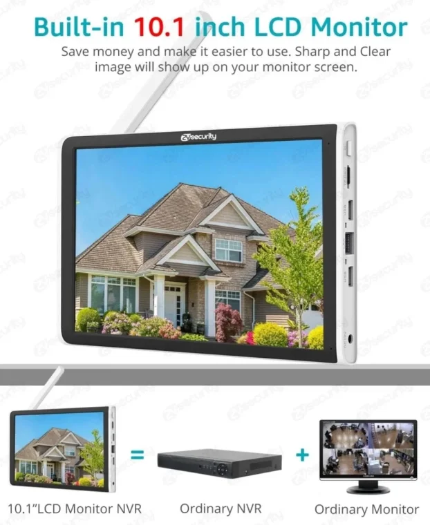 Bežični CCTV sistem, 4x PTZ kamere 5MP monitor od 10,1" - Slika 13