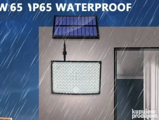 Led solarni reflektor sa odvojivim panelom i 5m kabla - Slika 3