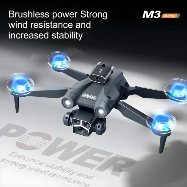 M3 Ultra dron brushless 3 x FHD kamera 25min sa ekranom - Slika 13