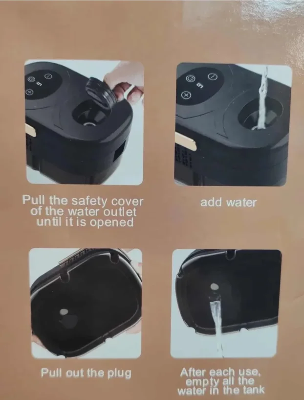 ODSD ručni paročistač snage 2500 w i zapremine 1,25 l - Slika 12