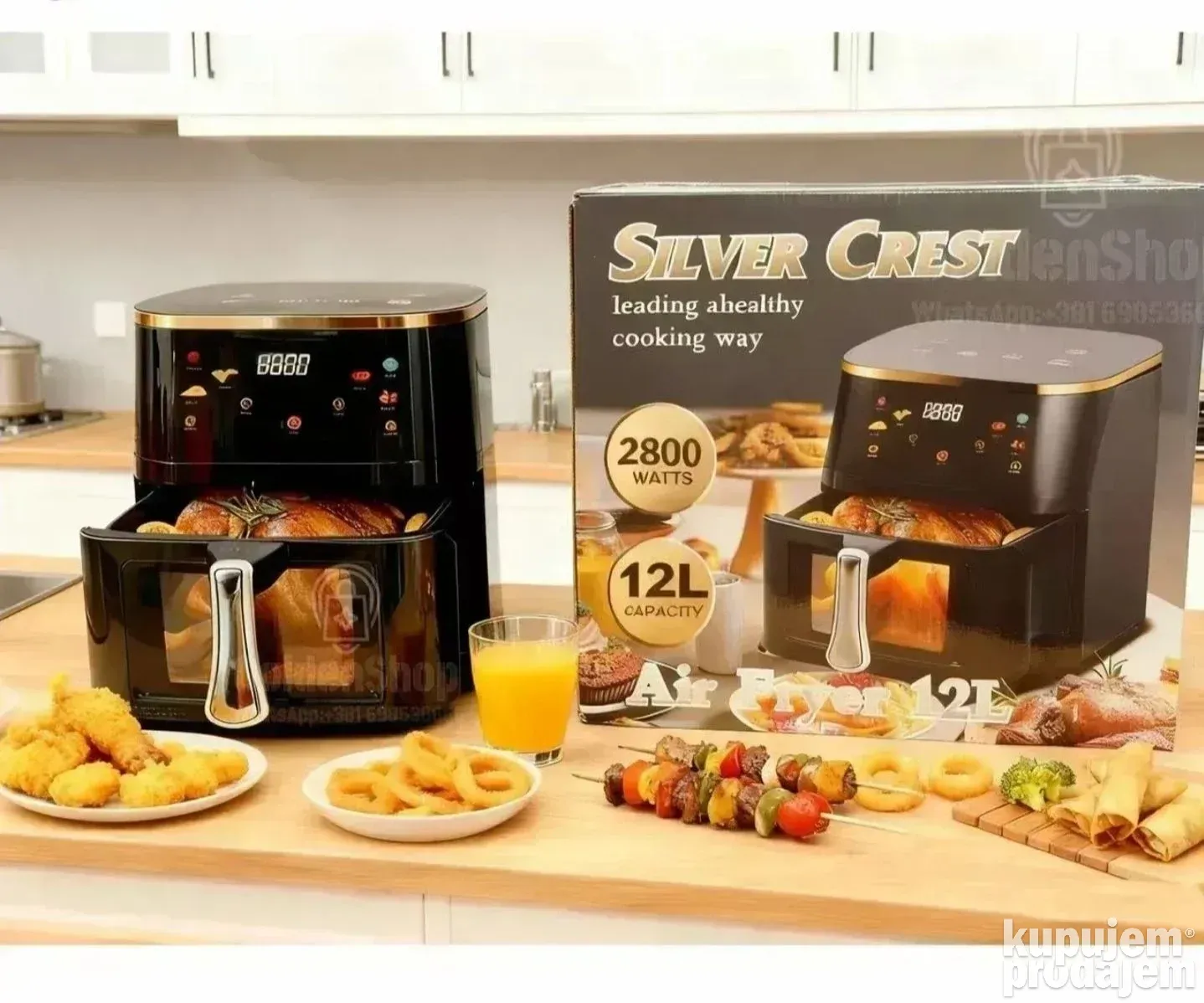 air_fryer_12_friteza_na_vruc_vazduh_12l_silver_crest_12l_1 Air Fryer 12 Friteza na vruc vazduh 12L Silver Crest 12L - Slika 1