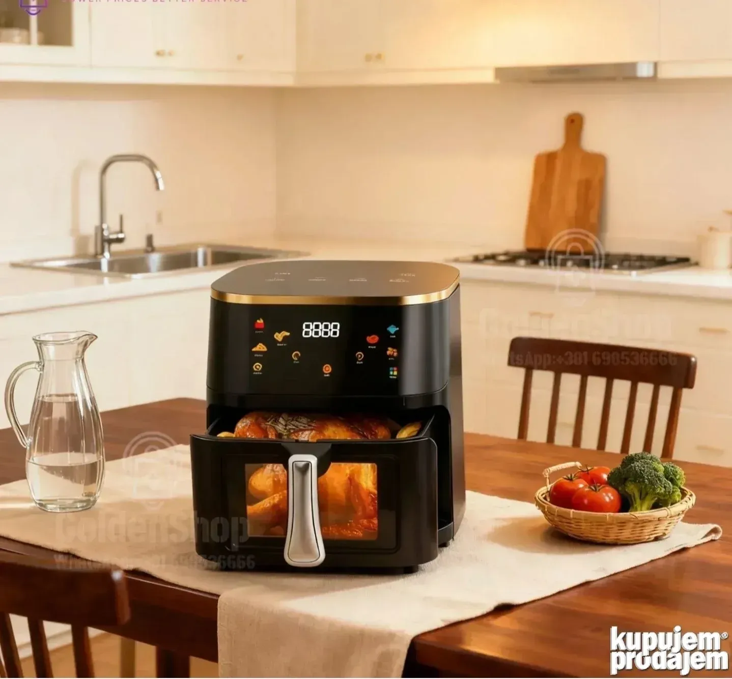 Air Fryer 12 Friteza na vruc vazduh 12L Silver Crest 12L - Slika 2
