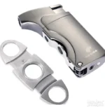 COHIBA set upaljac brener Jet Torch i Sekac za tompuse - Slika 3