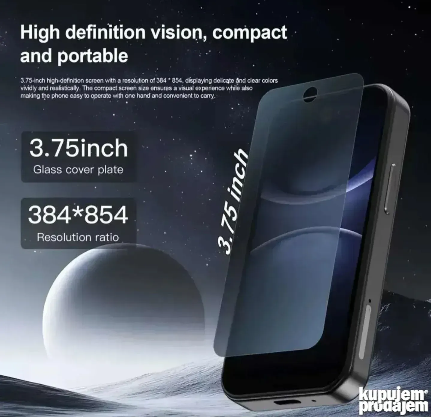 Mini Iphone 17 Pro Max 5G 4/64GB Android 15 - Slika 12