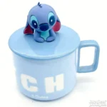 Poklon set keramička solja sa drskom i poklopcem STITCH - Slika 2