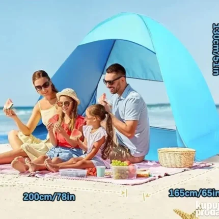 Pop up Sator za plazu kampovanje izlete piknike - pop up sator