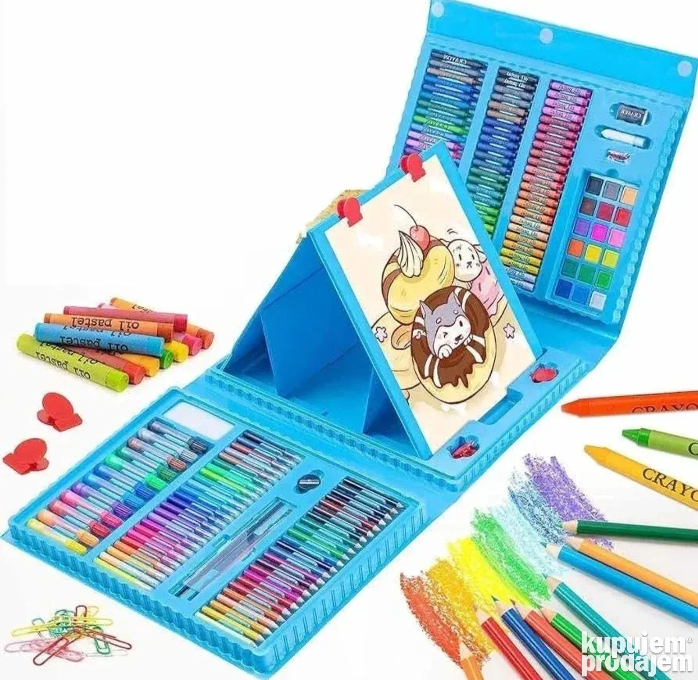 set_za_crtanje_sa_bojicama_flomasterima_kofer_za_crtanje_1 Set za crtanje sa bojicama flomasterima - Kofer za crtanje - Slika 1