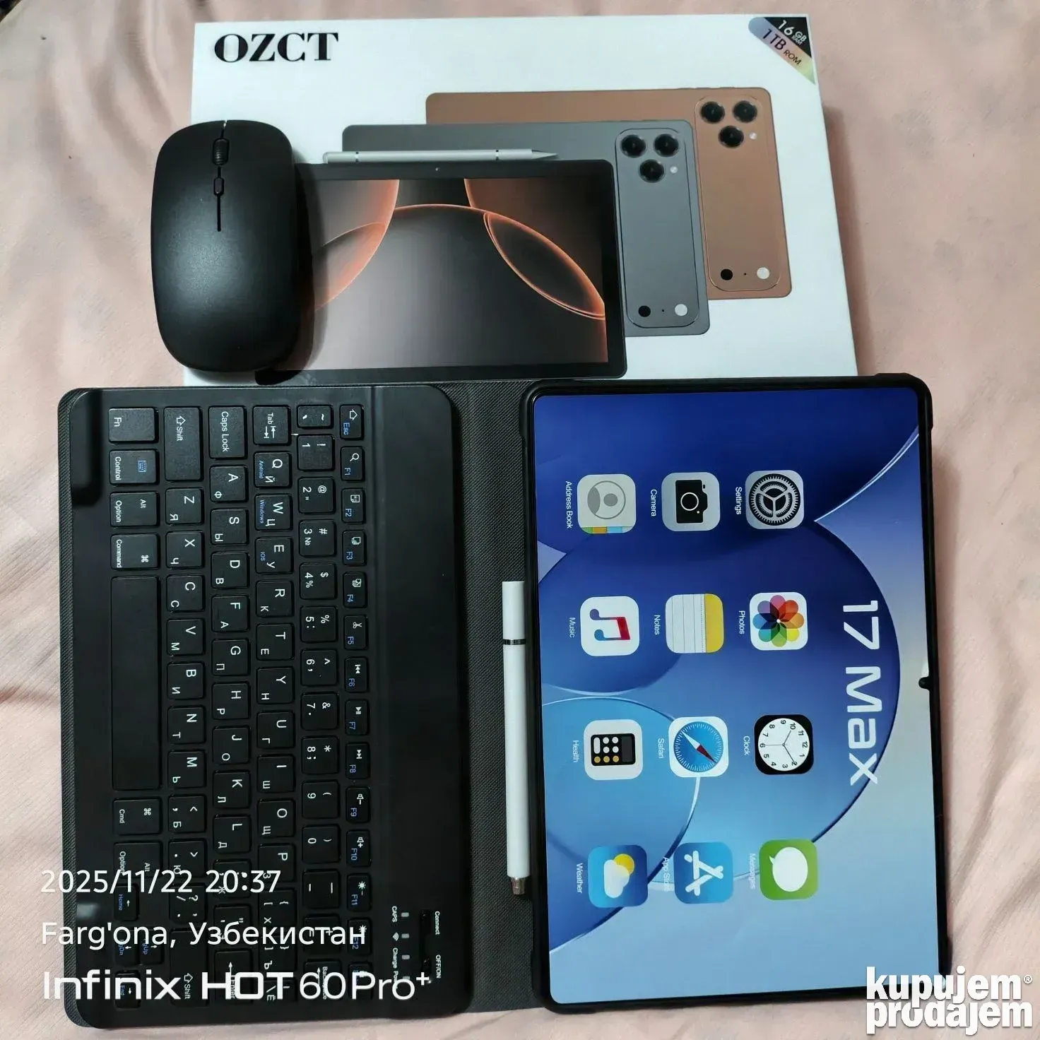 Smart tablet računar 5G OZCT 17 max tablet 16GB/1TB - Slika 3