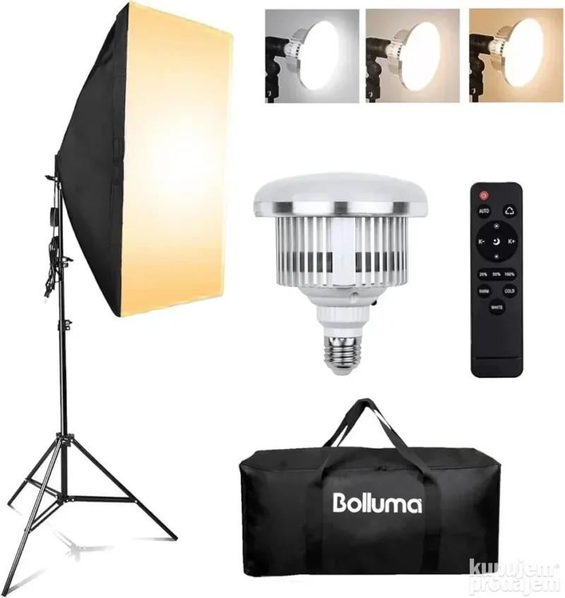 Softbox Set 50x70cm 3000-6500K 45W LED - softbox set