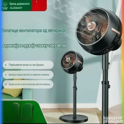 Stajaći ventilator elegantnog dizajna