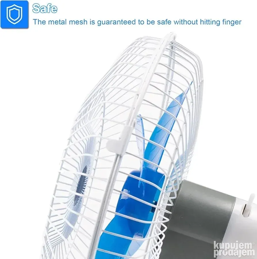 Ventilator za hlađenje automobila 12V 25W sa stipaljkom - Slika 2