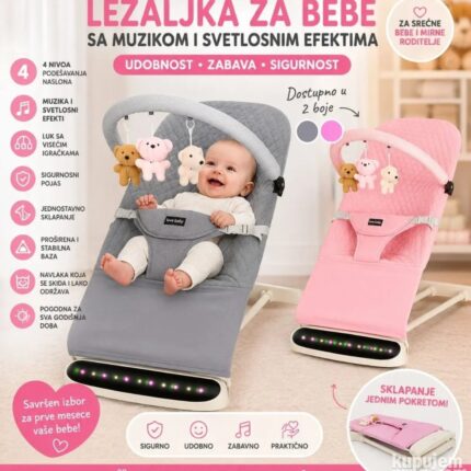 Lezaljka njihalica za bebe