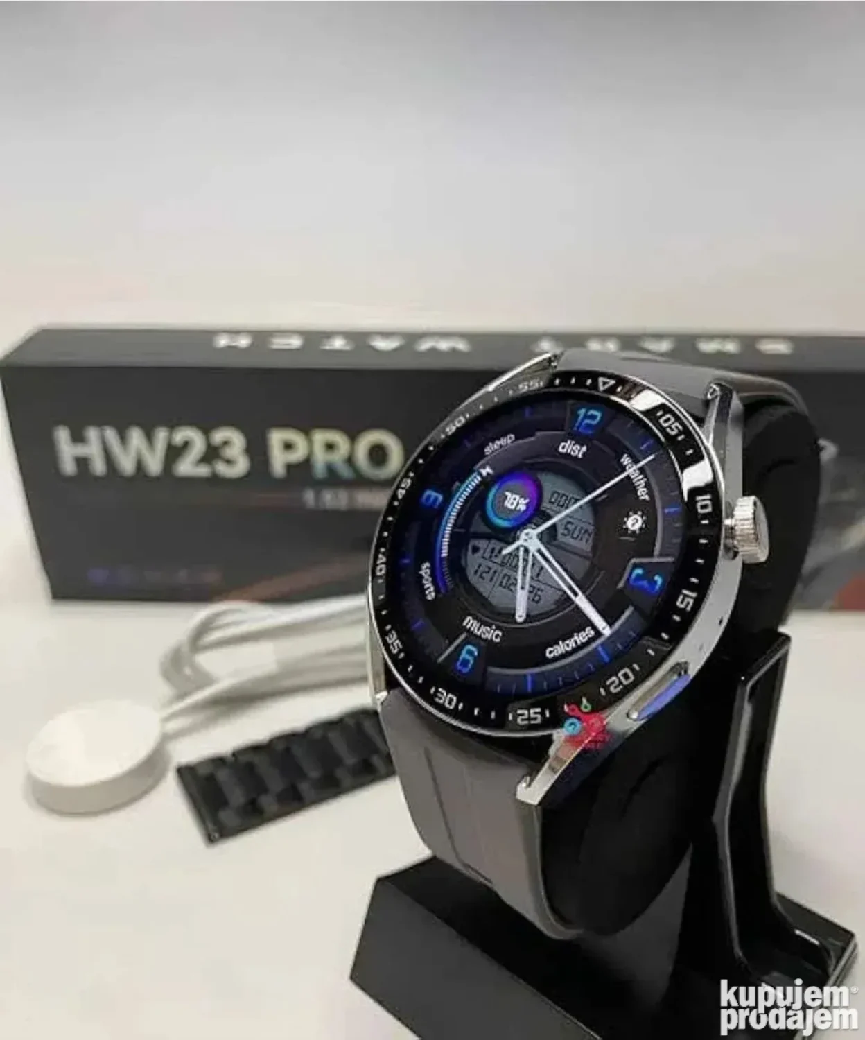 HW23 Pro - Retina HD - Kao Huawei Watch GT3 + punjač - Novo - Slika 1