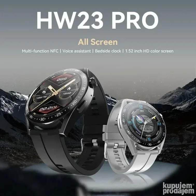HW23 Pro - Retina HD - Kao Huawei Watch GT3 + punjač - Novo - Slika 2