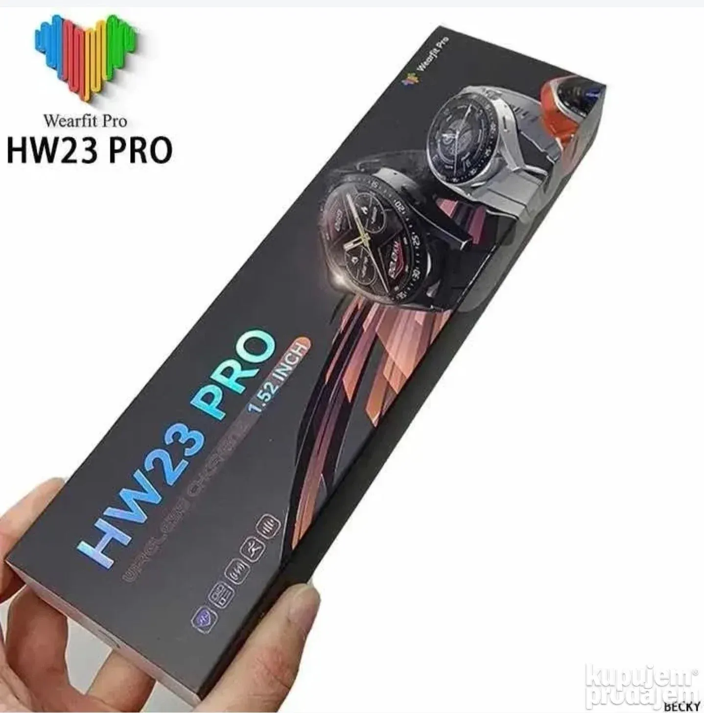 HW23 Pro - Retina HD - Kao Huawei Watch GT3 + punjač - Novo - Slika 5