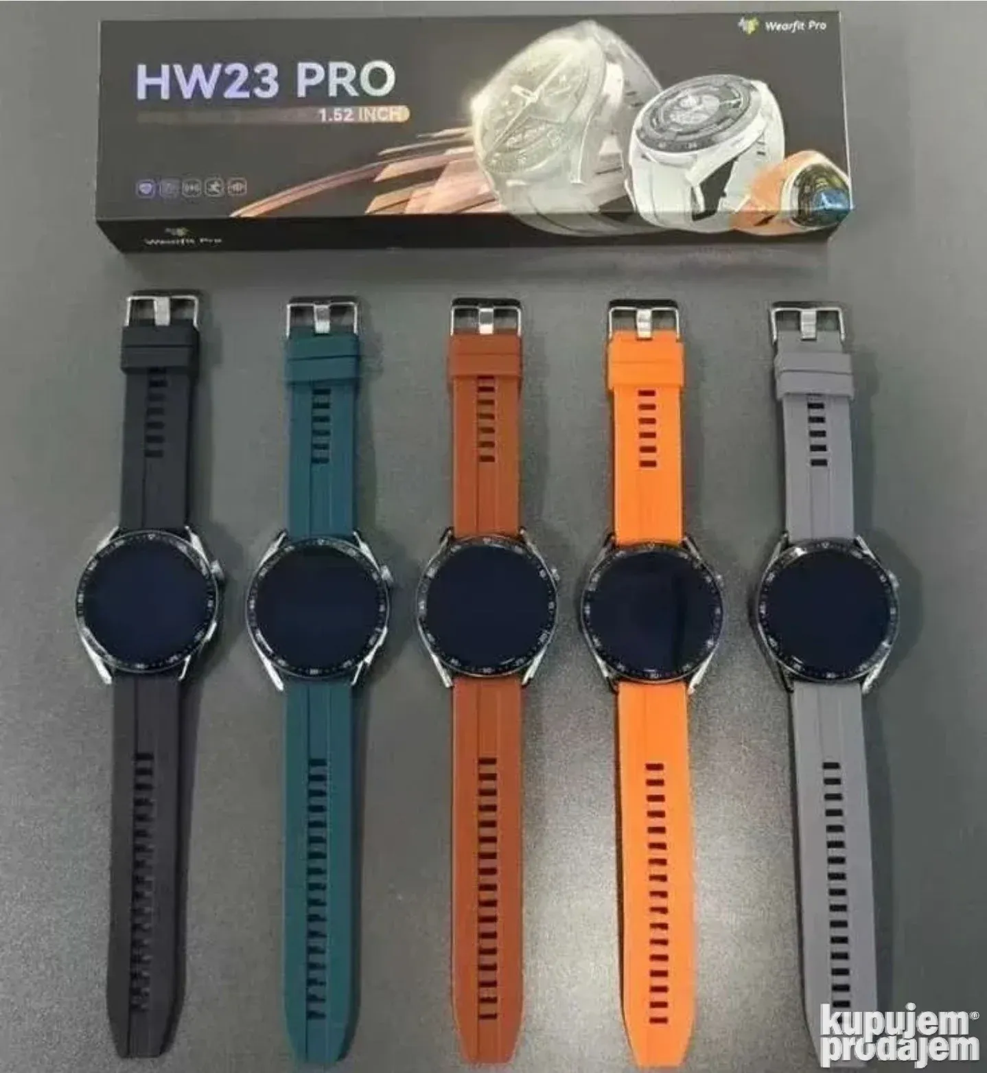 HW23 Pro - Retina HD - Kao Huawei Watch GT3 + punjač - Novo - Slika 7