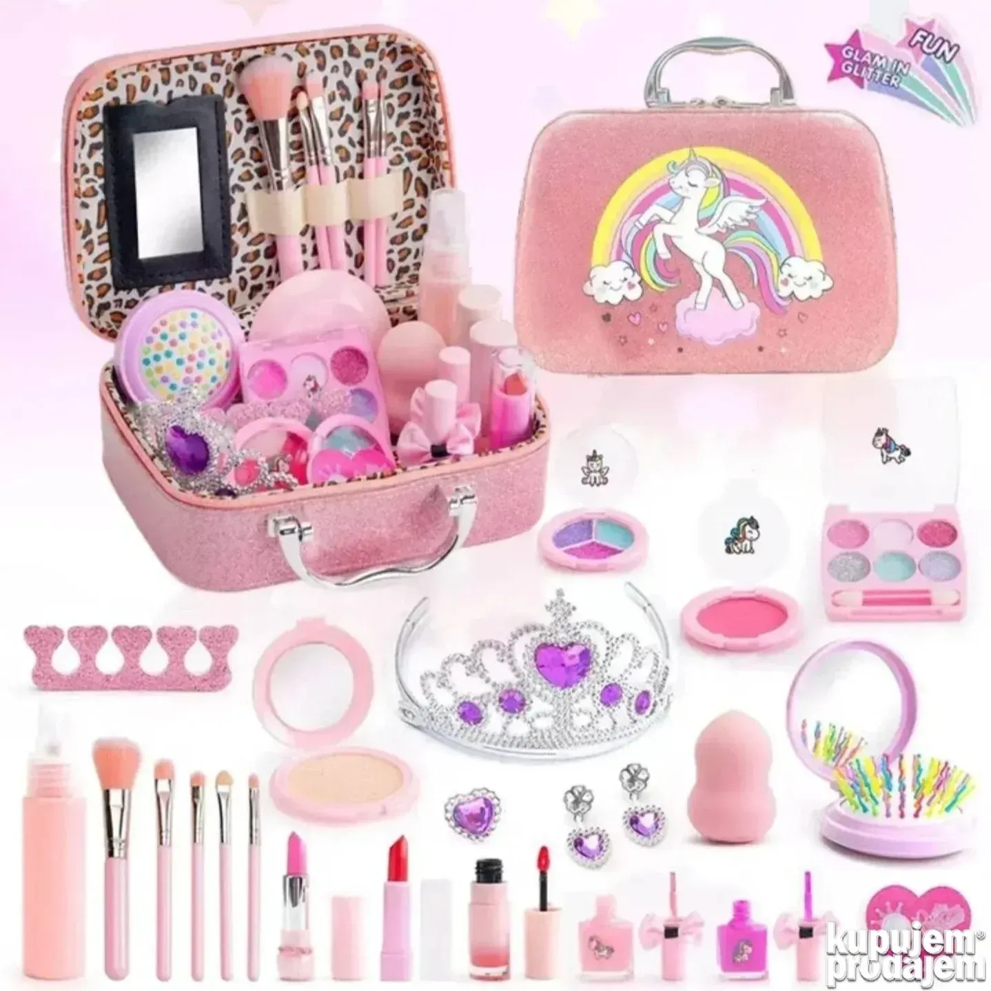 kofer_set_jednorog_sa_sminkom_sminka_za_devojcice_1 Kofer set Jednorog sa sminkom Sminka za devojcice - Slika 1
