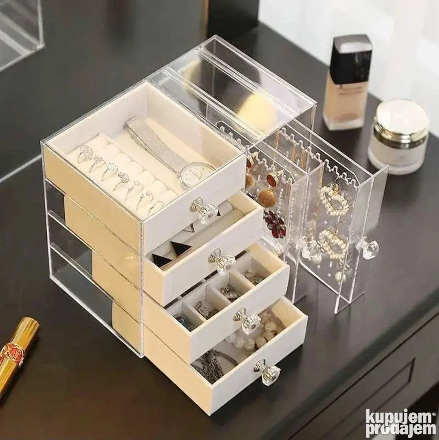 Kutija za nakit Organizer za nakit Kutija za satove i nakit - Slika 5