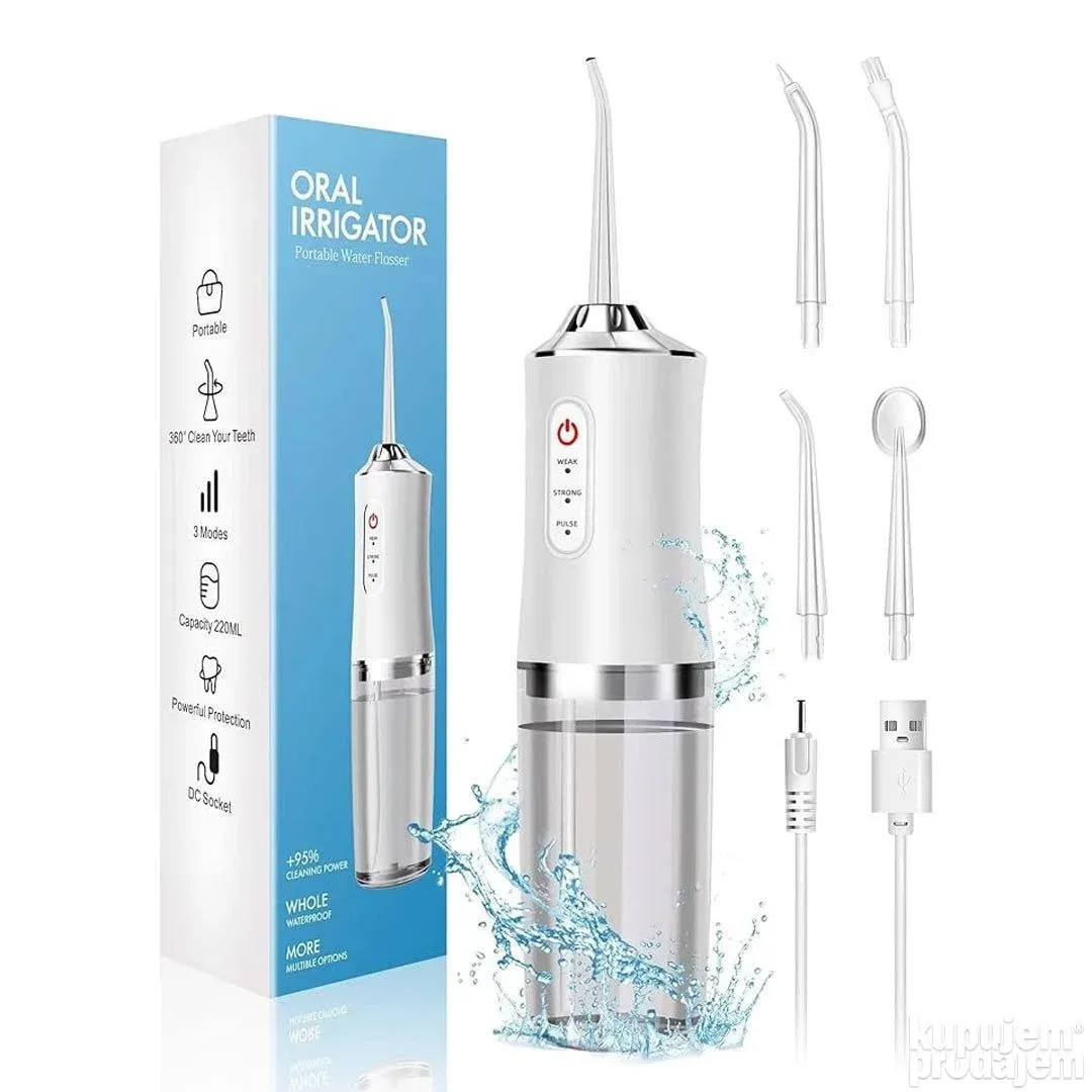 Oralni Irigator Za Zube Oralni Tuš Za Zube Čišćenje Zuba - Slika 4