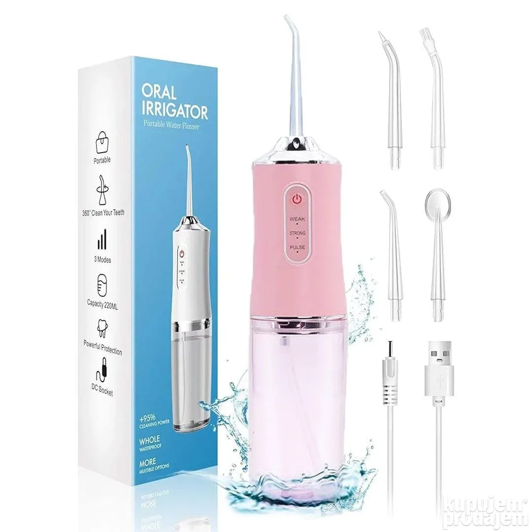 Oralni Irigator Za Zube Oralni Tuš Za Zube Čišćenje Zuba - Slika 6