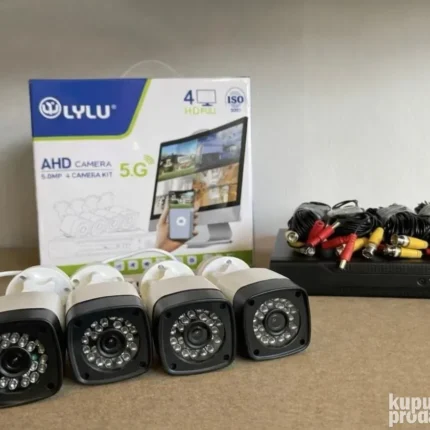 AHD LYLU set 4 kamere 5Mp FULL HD snimač