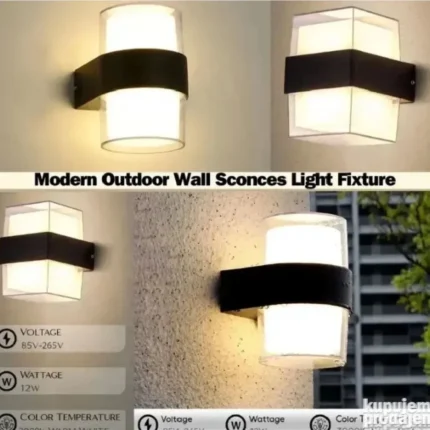 2 x Lampa Zidna lampa Fasadna lampa Lampe za zid