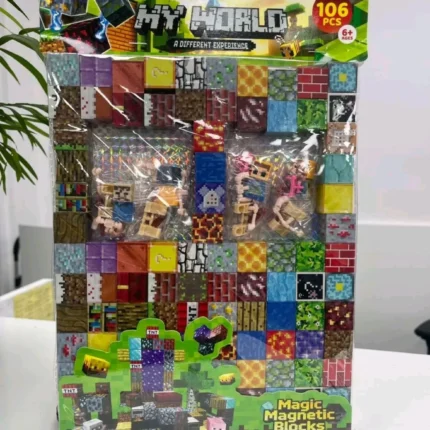 Minecraft Magnetne Kocke MY WORLD Setovi (106 i 54 kom)