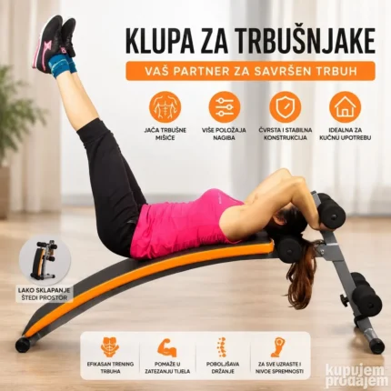 Podesiva Klupa za Trbušnjake